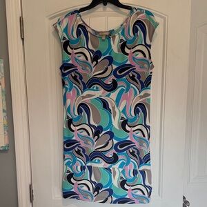Banana Republic Multicolor Abstract Dress